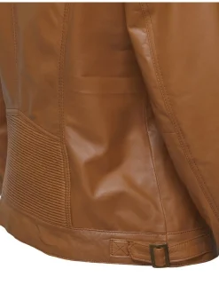 JCC Damen Lederjacke in cognac