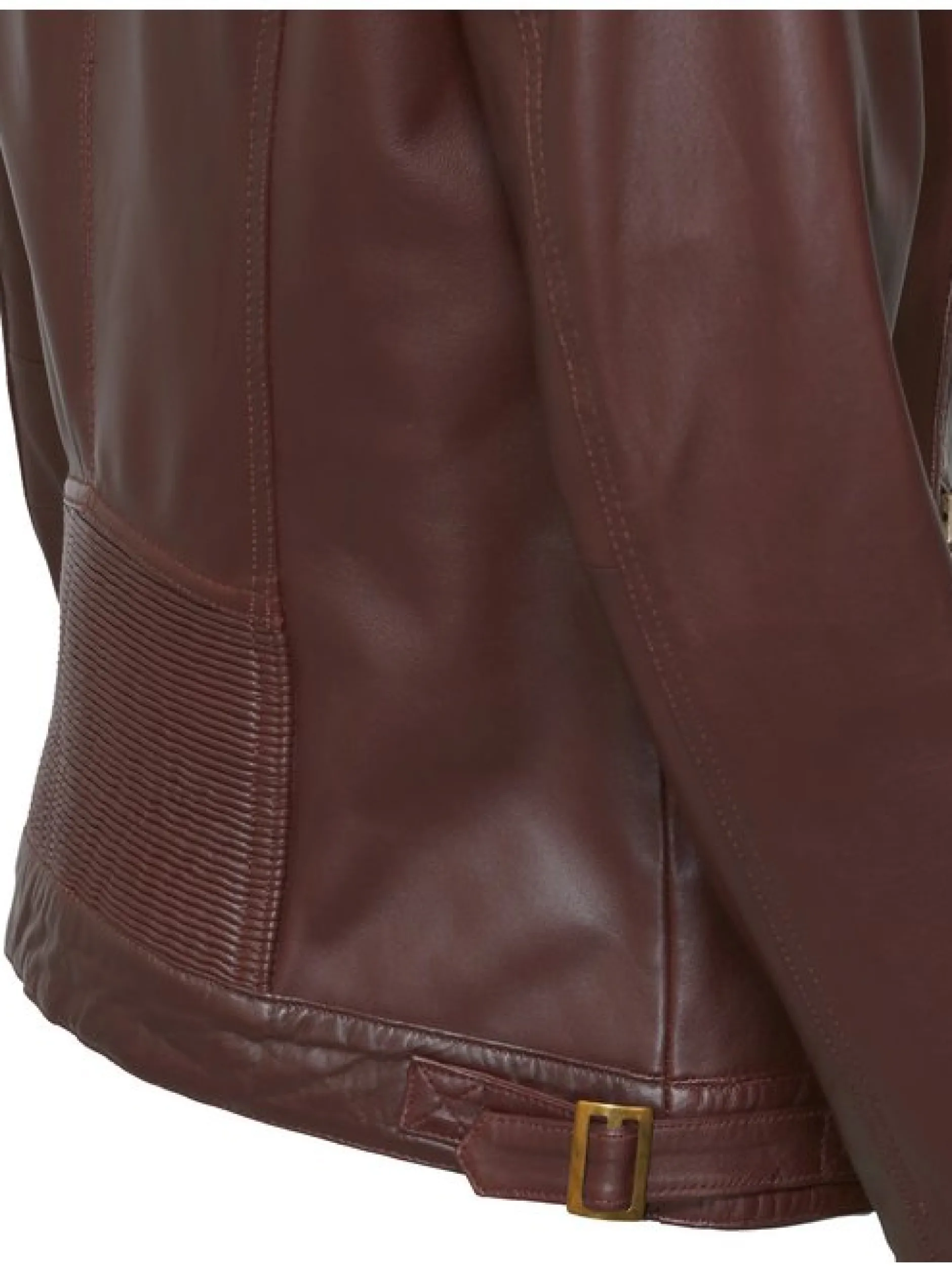 JCC Damen Lederjacke in rot
