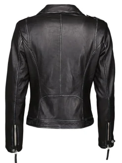 JCC Damen Lederjacke in schwarz