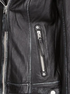 JCC Damen Lederjacke in schwarz