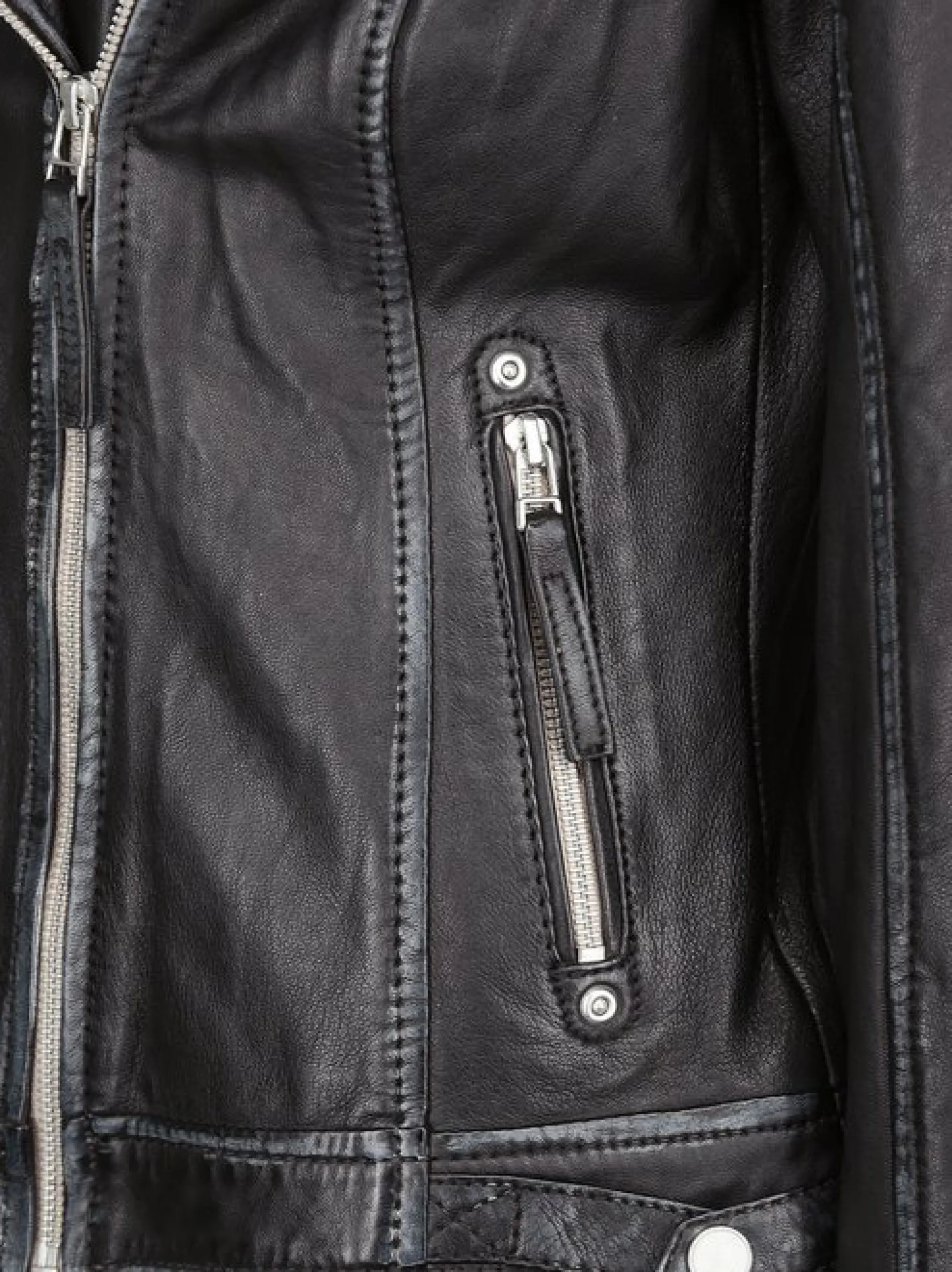 JCC Damen Lederjacke in schwarz