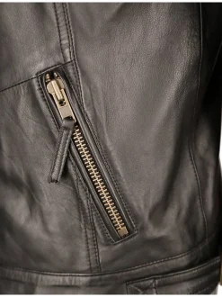 JCC Damen Lederjacke in schwarz