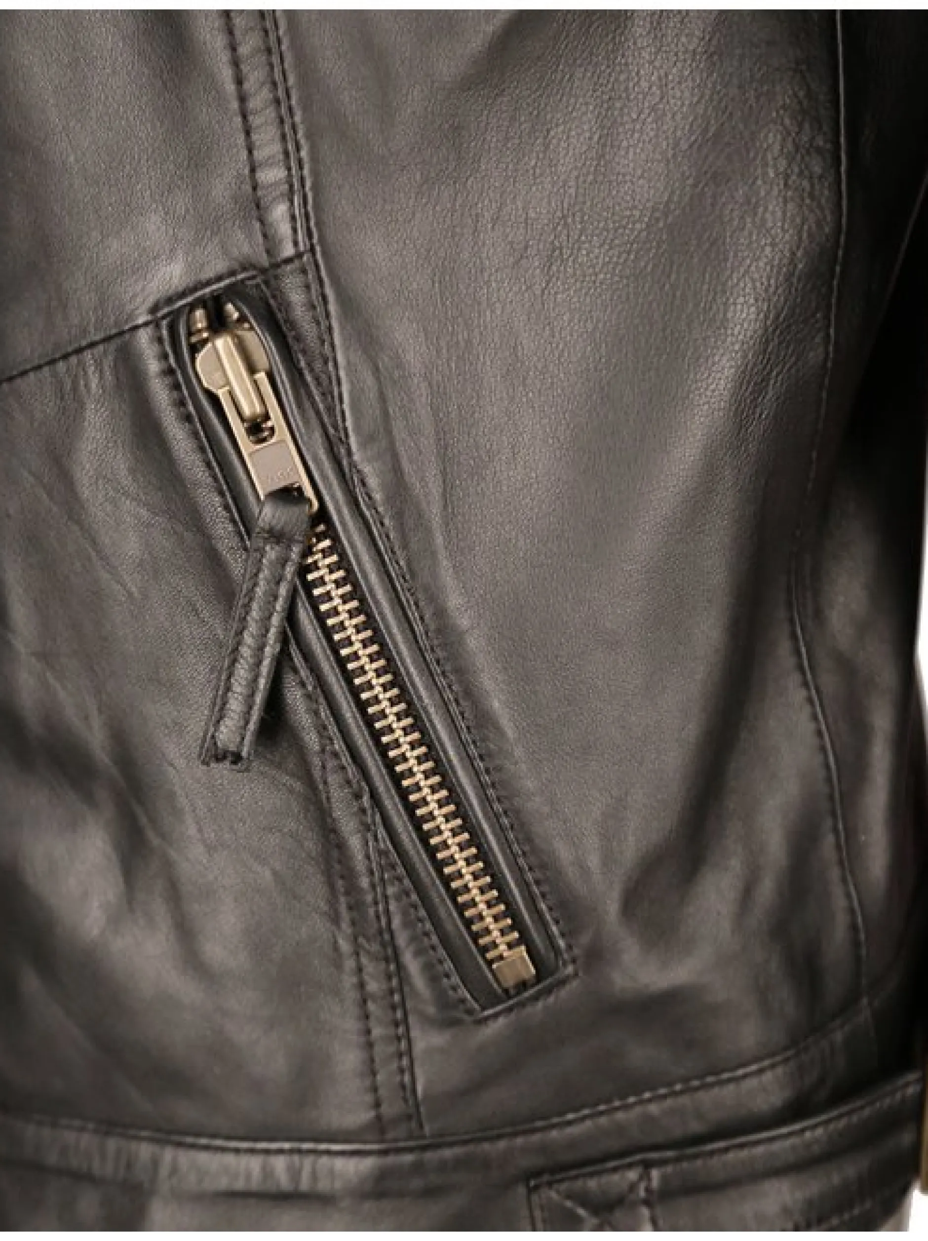 JCC Damen Lederjacke in schwarz
