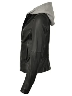 JCC Damen Lederjacke in schwarz