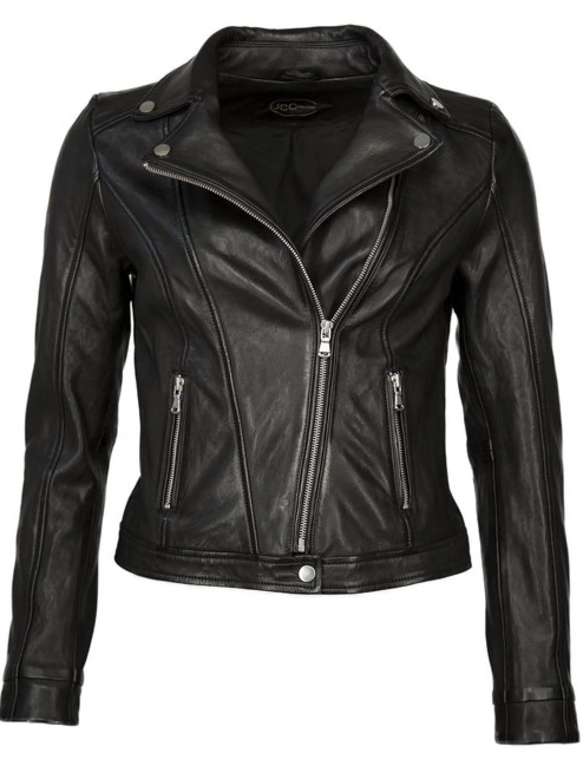 JCC Damen Lederjacke in schwarz