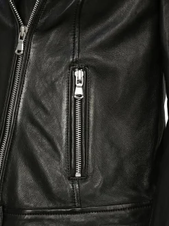 JCC Damen Lederjacke in schwarz