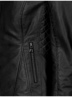 JCC Damen Lederjacke in schwarz