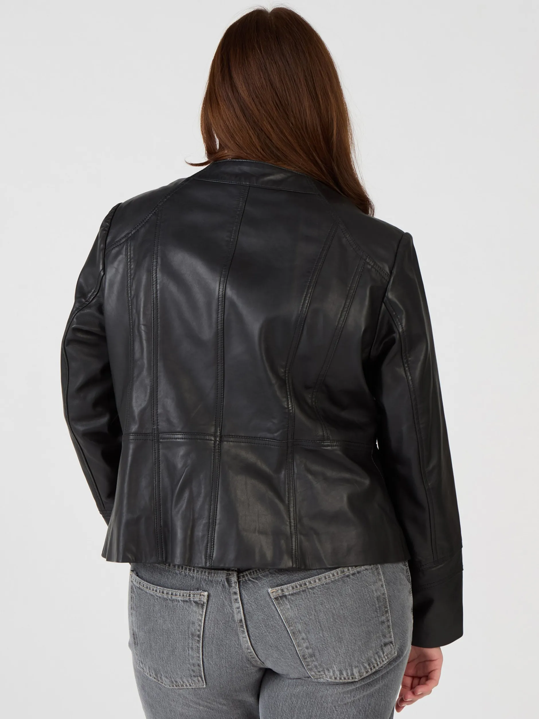JCC Damen Lederjacke in schwarz