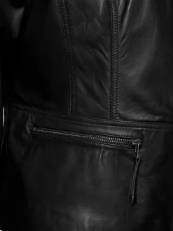 JCC Damen Lederjacke in schwarz