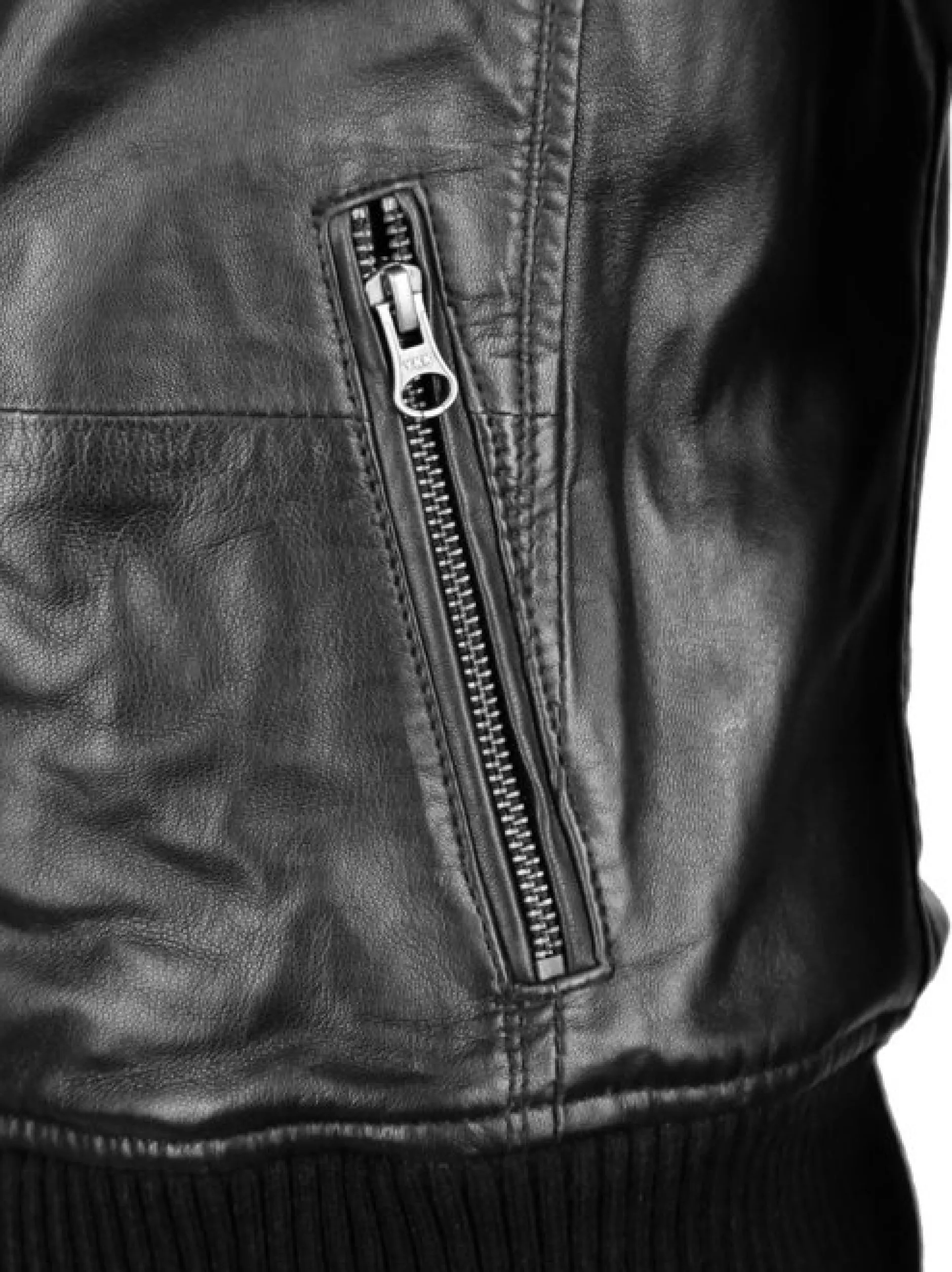 JCC Damen Lederjacke in schwarz