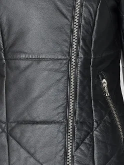 JCC Damen Lederjacke in schwarz
