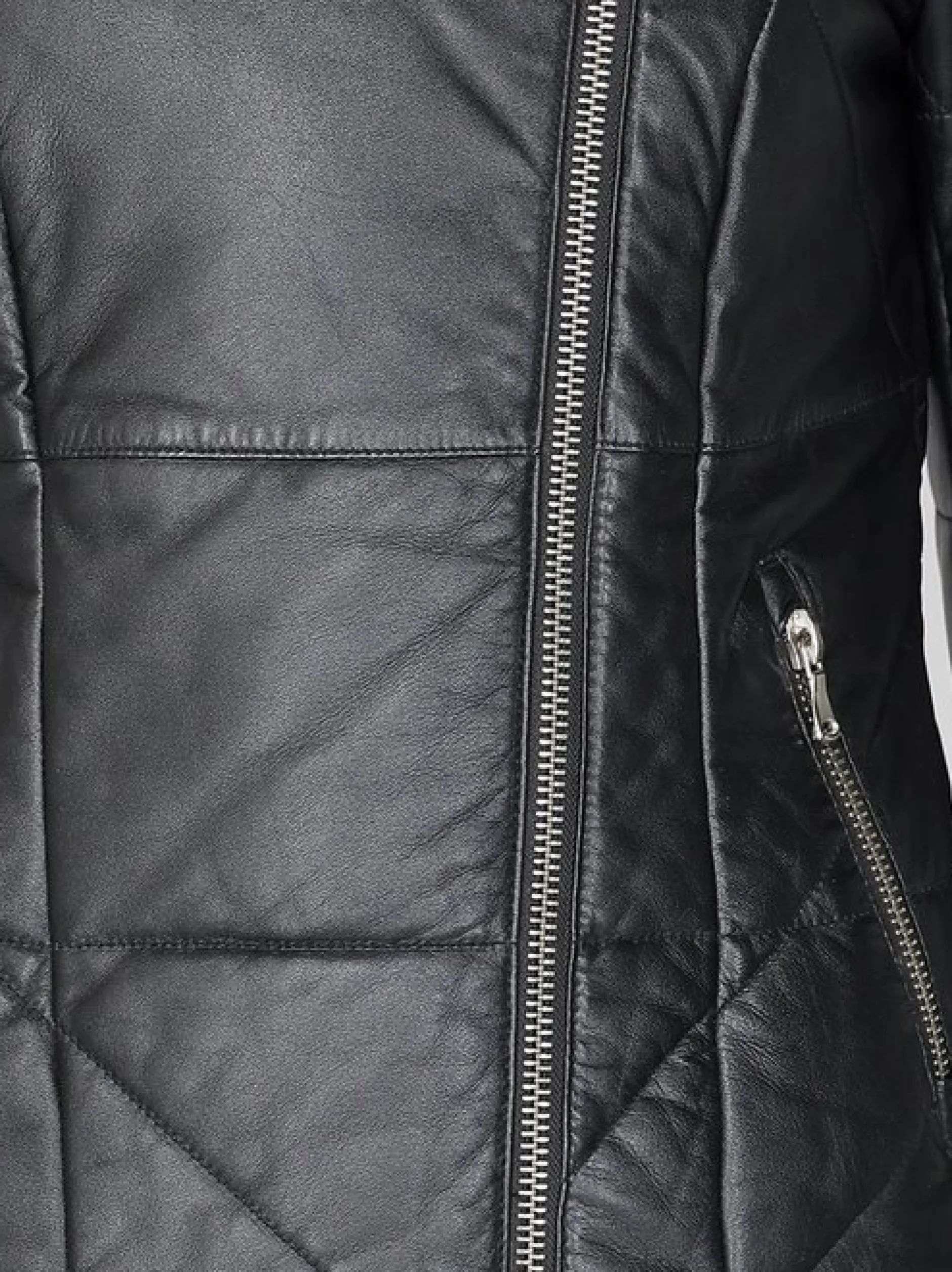 JCC Damen Lederjacke in schwarz