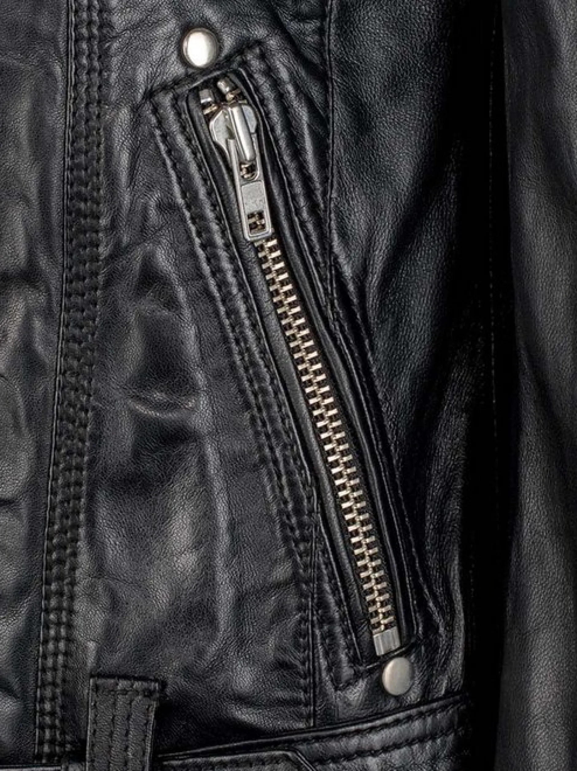 JCC Damen Lederjacke in schwarz