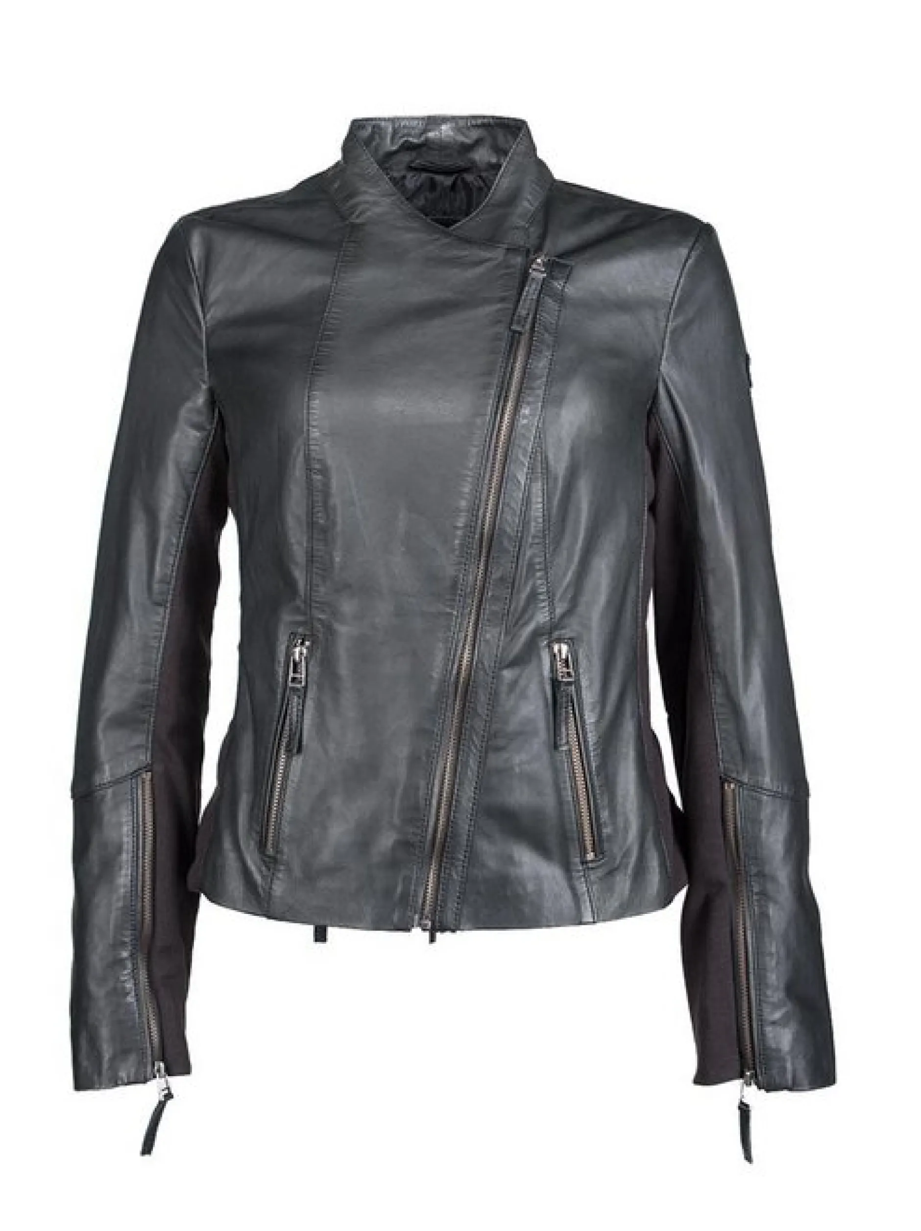JCC Damen Lederjacke in schwarz