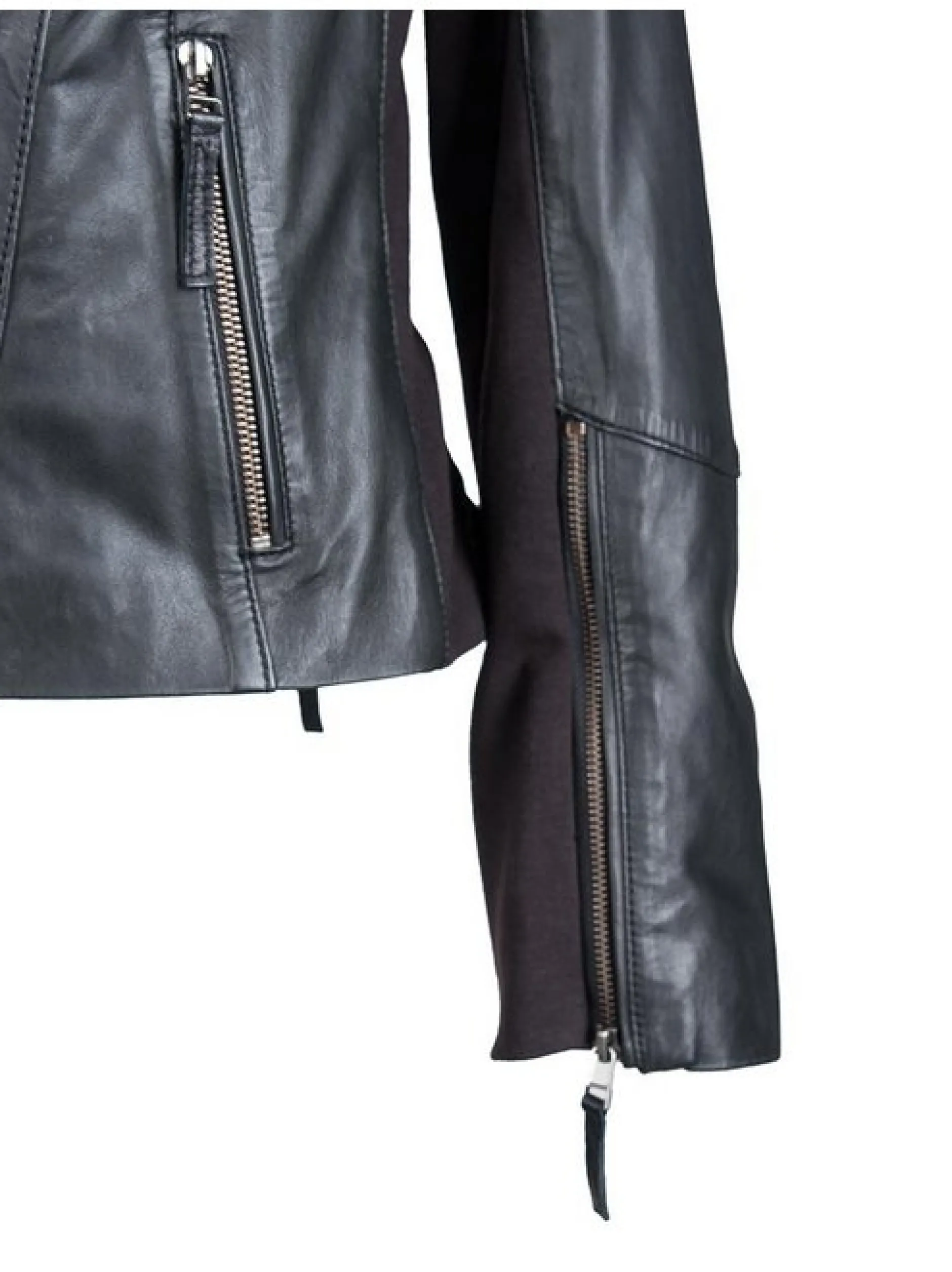 JCC Damen Lederjacke in schwarz
