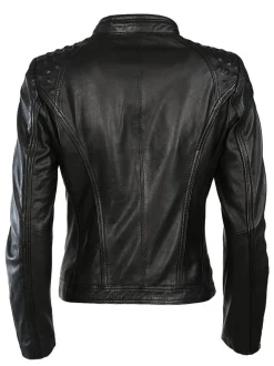 JCC Damen Lederjacke in schwarz