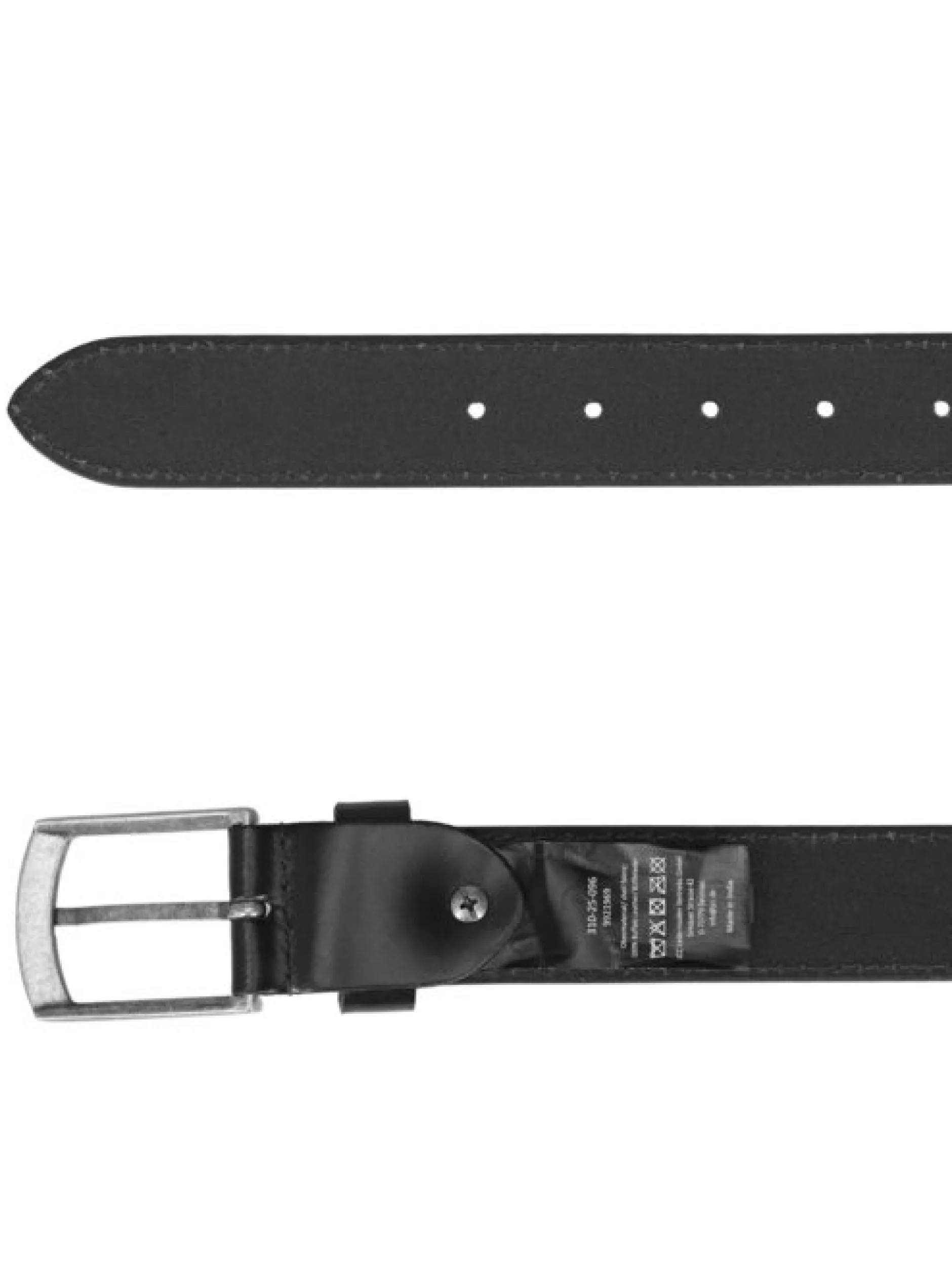 JCC Herren Ledergürtel im 2er-Pack in schwarz braun