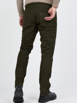 JCC Herren Lederhose in oliv