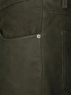 JCC Herren Lederhose in oliv