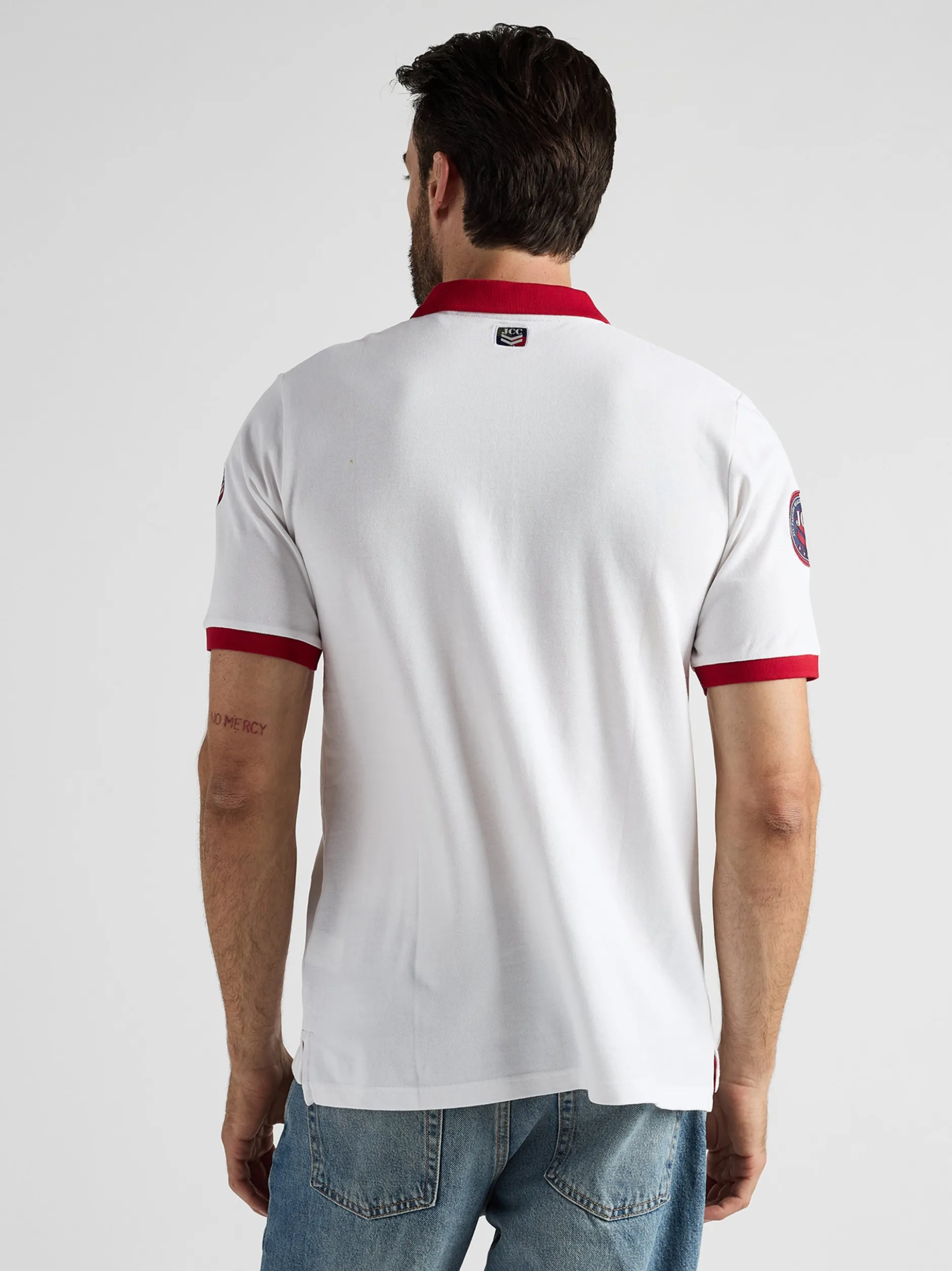 JCC Herren Poloshirt in weiß