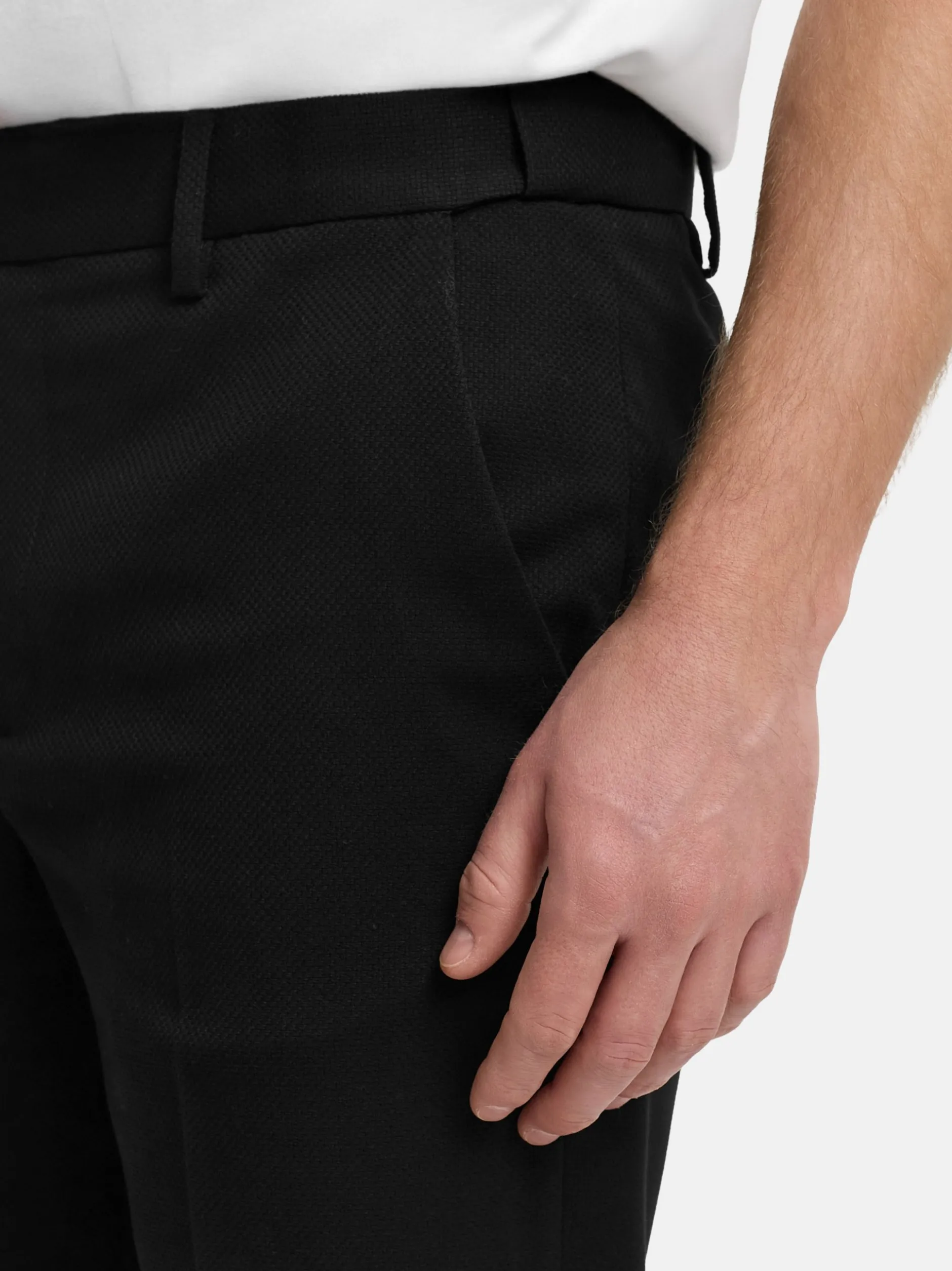 Jeff Herren Anzughose - JFMiller pants in schwarz