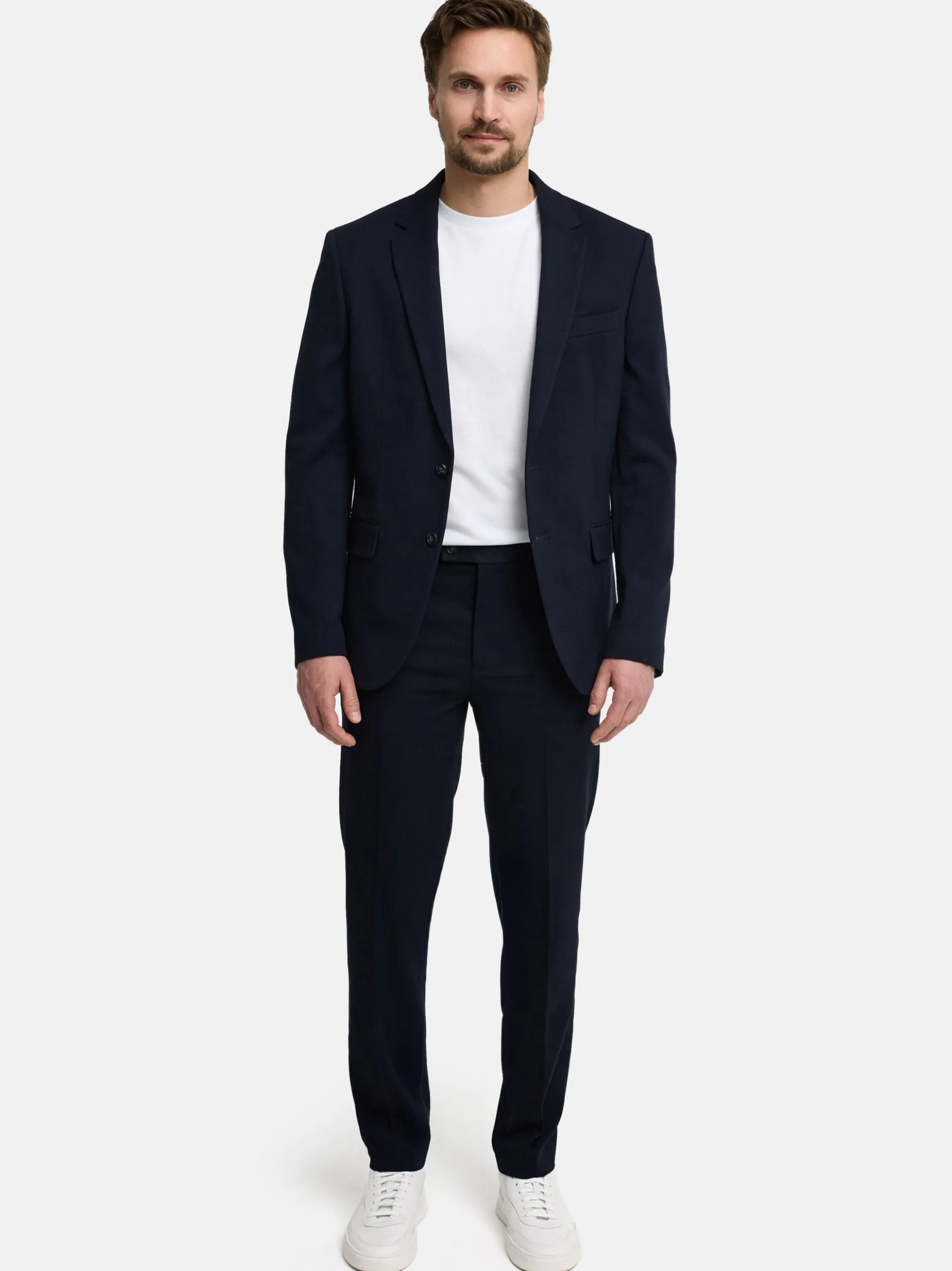 Jeff Herren Anzughose - JFMiller pants in blau