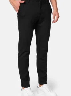 Jeff Herren Chinohose - Burch in schwarz