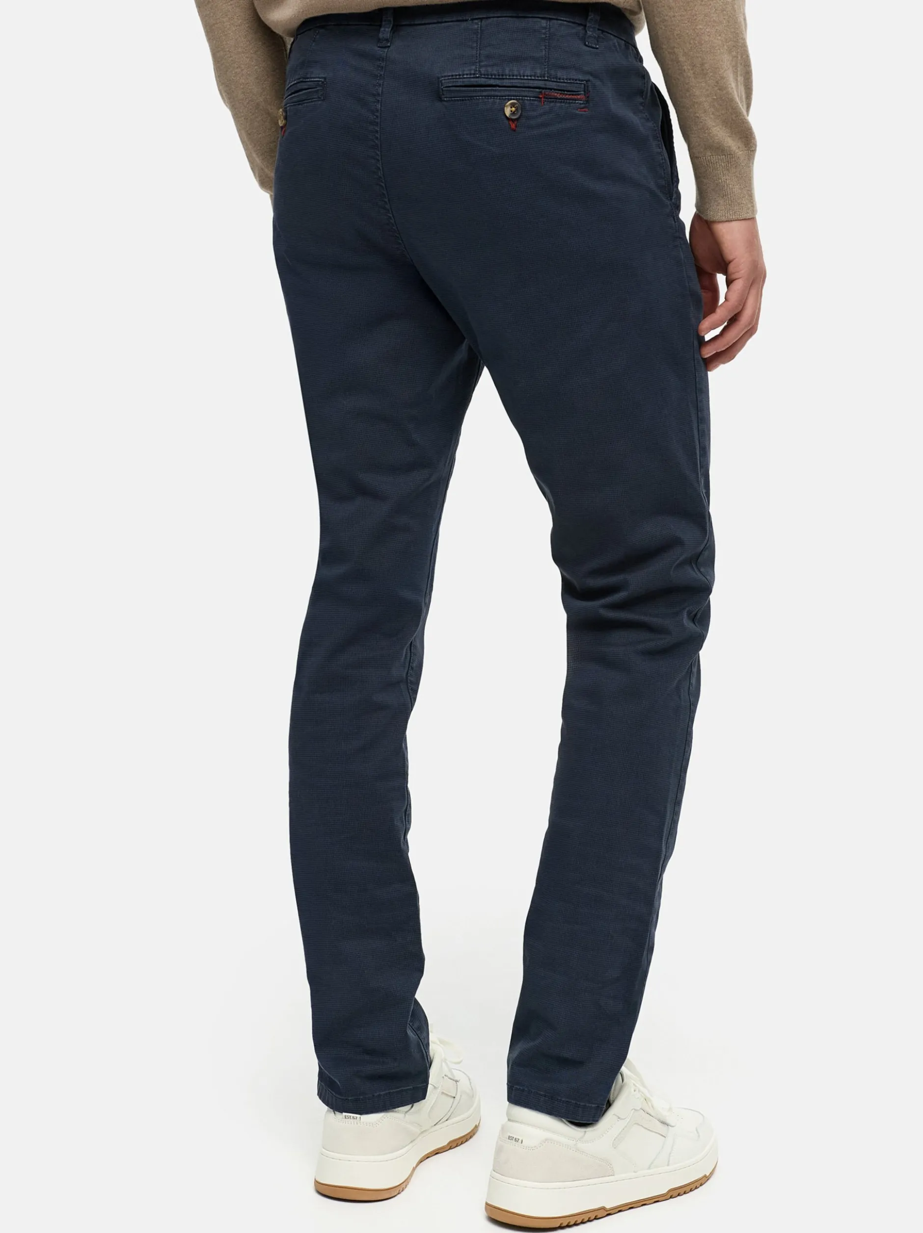 Jeff Herren Chinohose - Nolan in marine