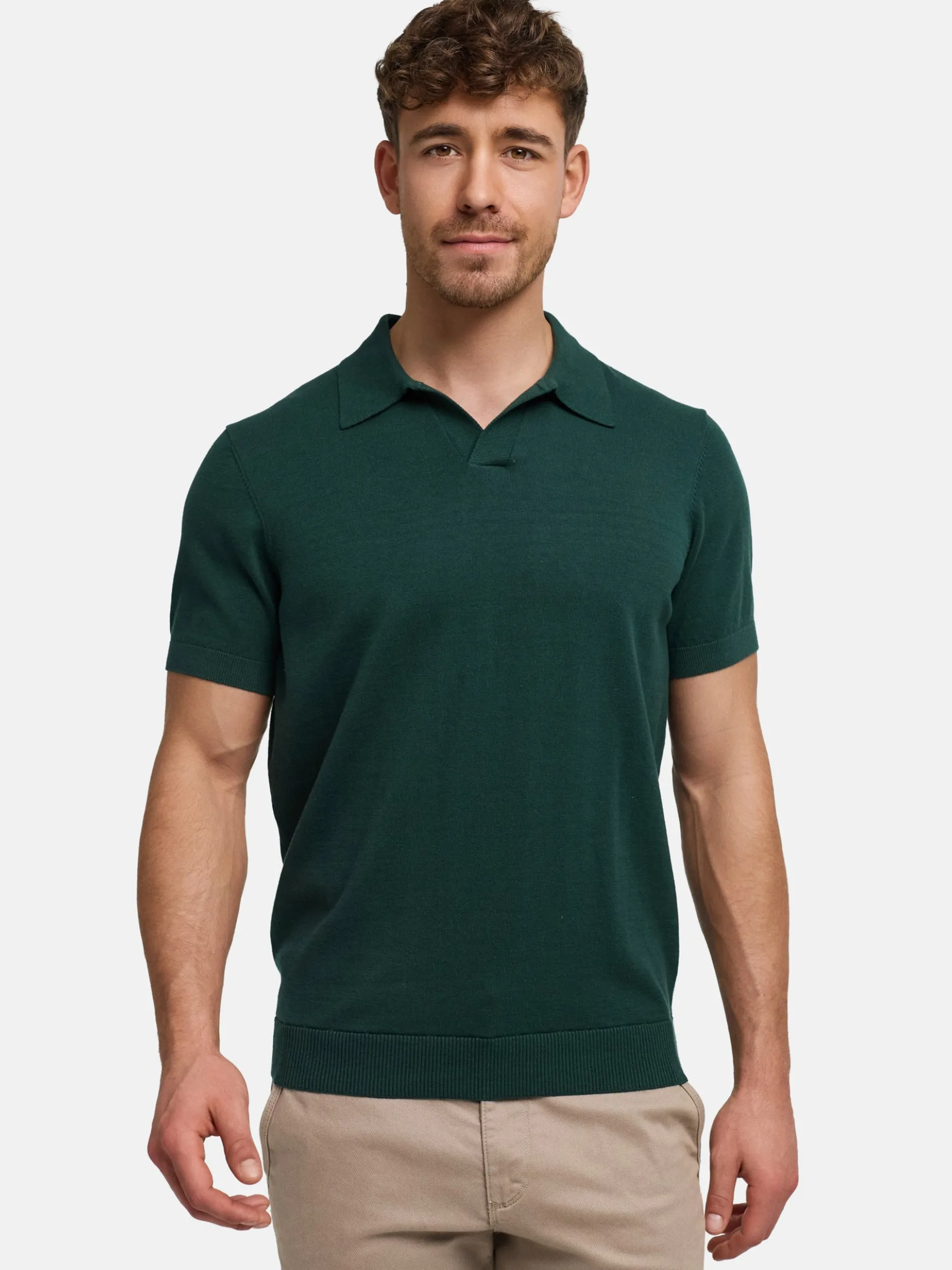 Jeff Herren Poloshirt - JFEliseo in grün