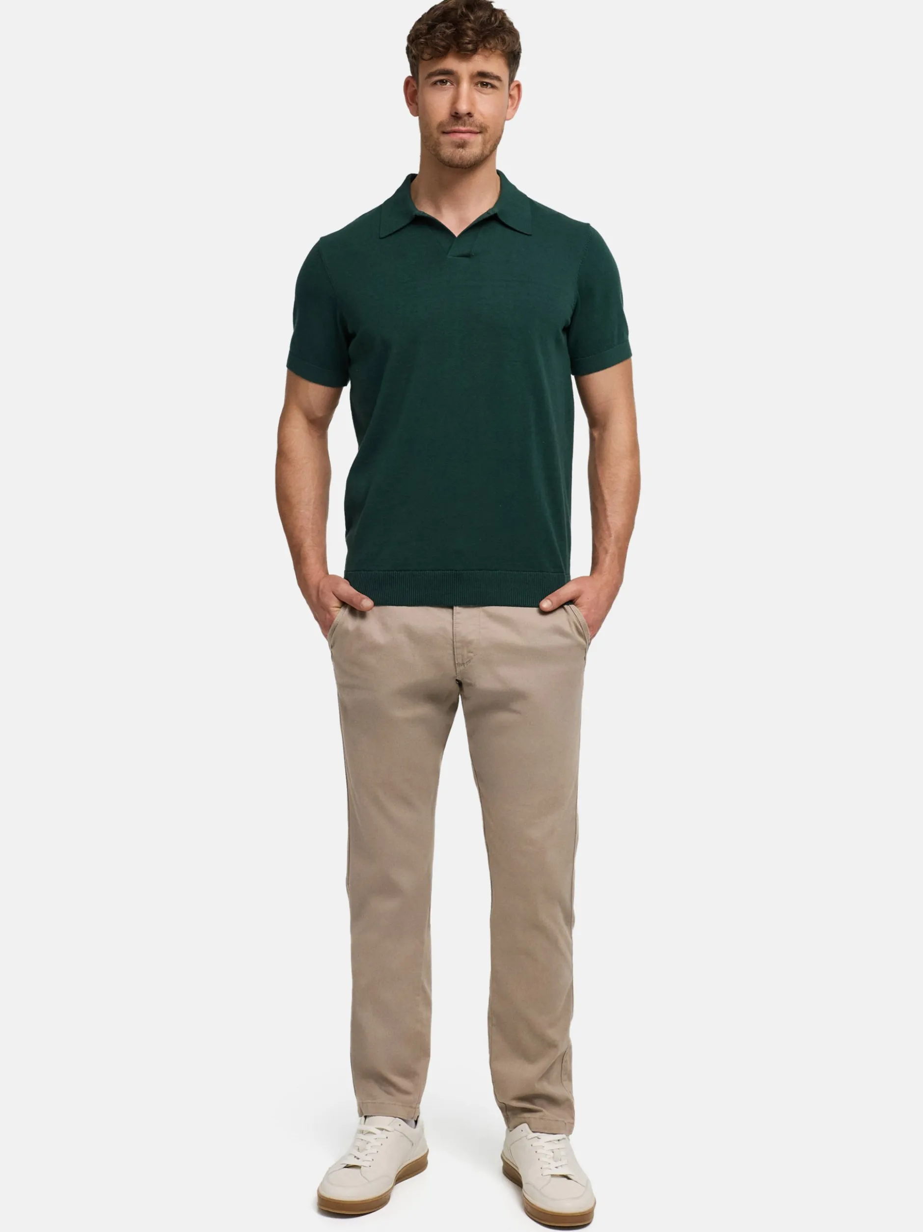 Jeff Herren Poloshirt - JFEliseo in grün