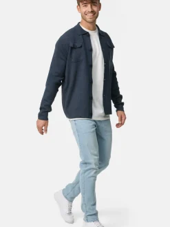 Jeff Herren Strickjacke - Bradshaw in marine