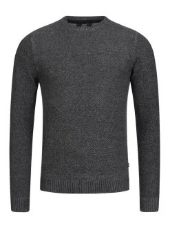 Jeff Herren Strickpullover - Crespo in schwarz