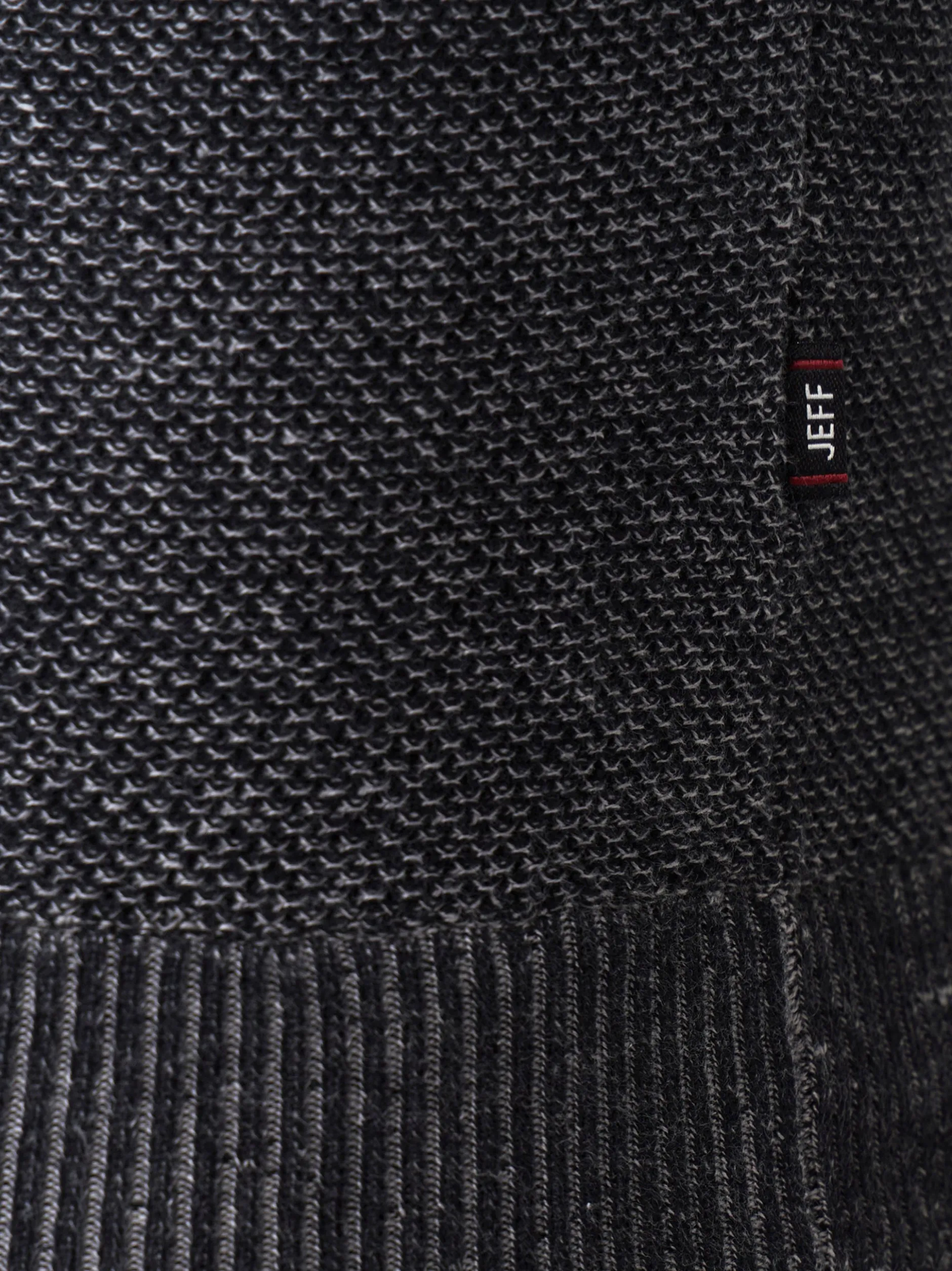 Jeff Herren Strickpullover - Crespo in schwarz