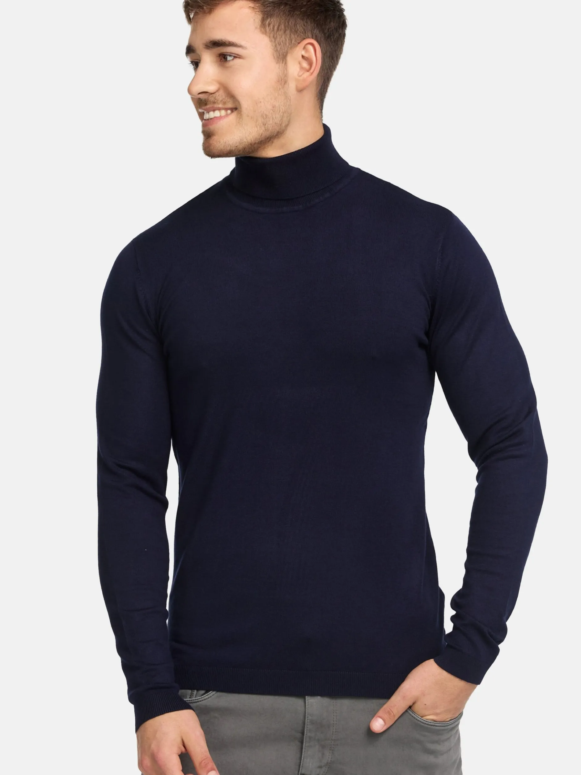 Jeff Herren Strickpullover - Malcolm in marine