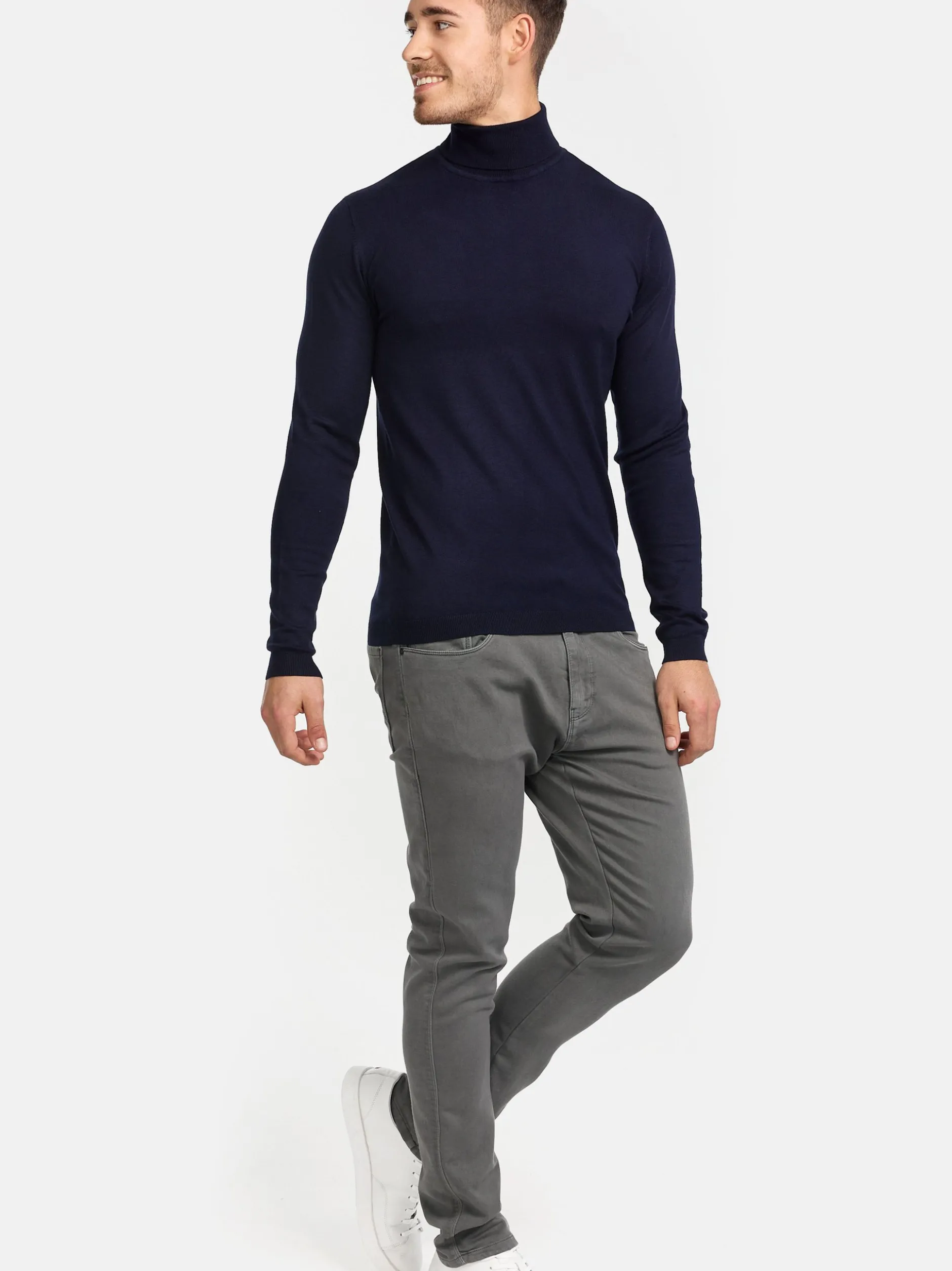 Jeff Herren Strickpullover - Malcolm in marine
