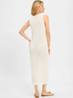JJXX Damen Kleid - Jxzoella in ecru - Ärmel: ohne Arm