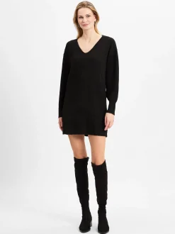 JJXX Damen Strickkleid - JXEffie in schwarz