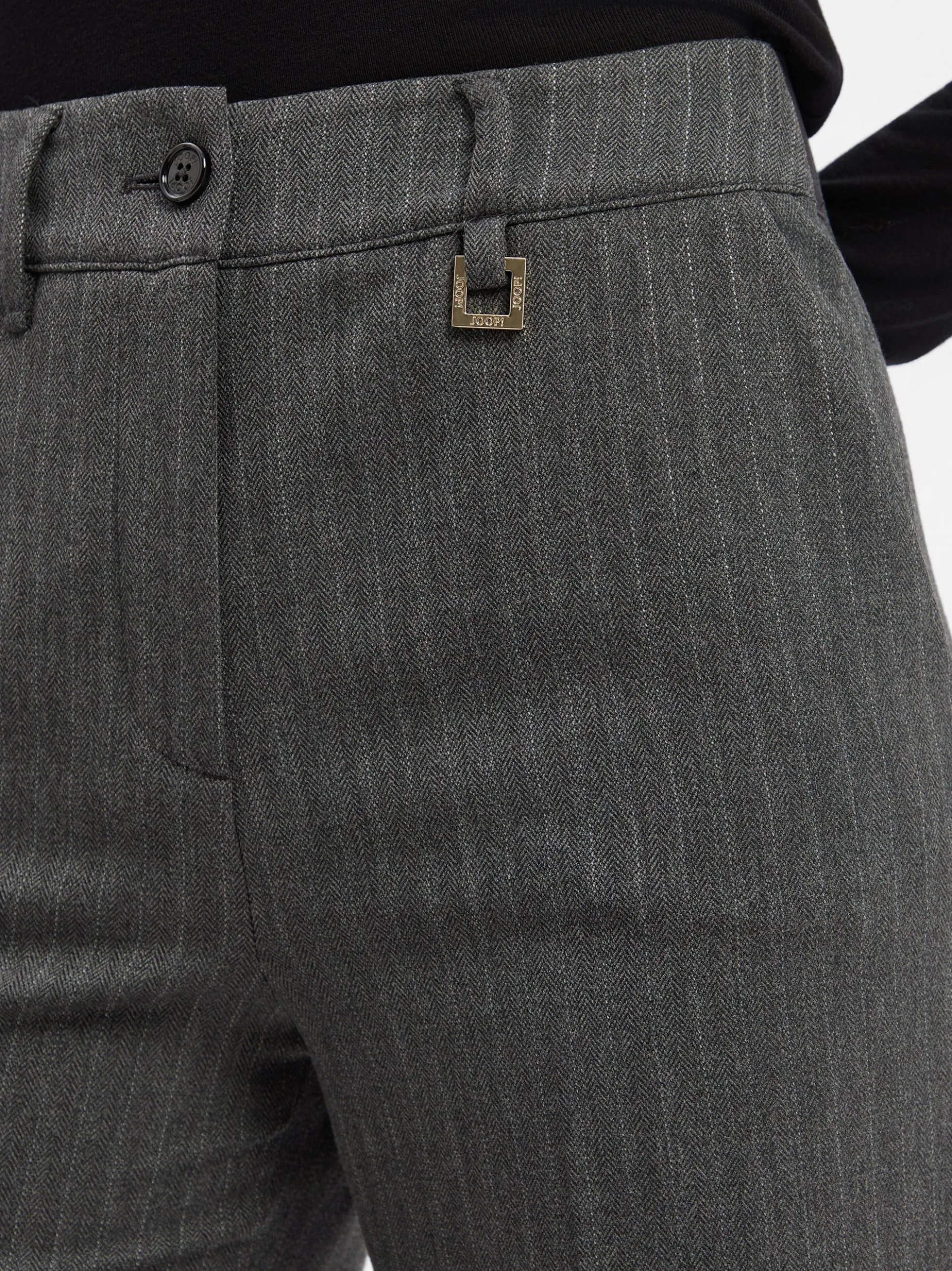 JOOP! Damen Baukasten-Businesshose - Peeky2 in anthrazit