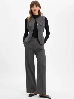 JOOP! Damen Baukasten-Businesshose - Peeky2 in anthrazit