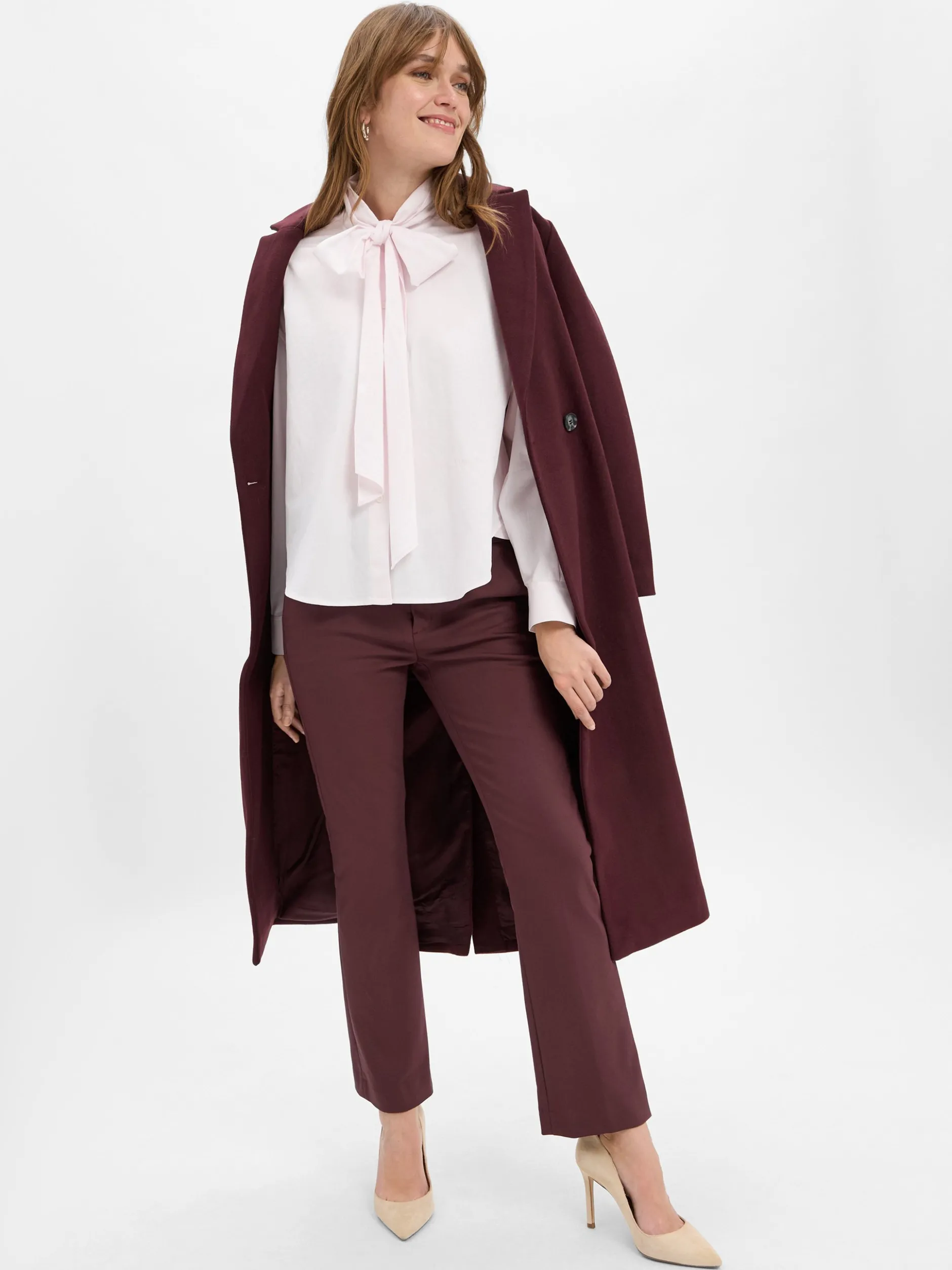 JOOP! Damen Bluse - Benina in rosa - Ärmel: langarm