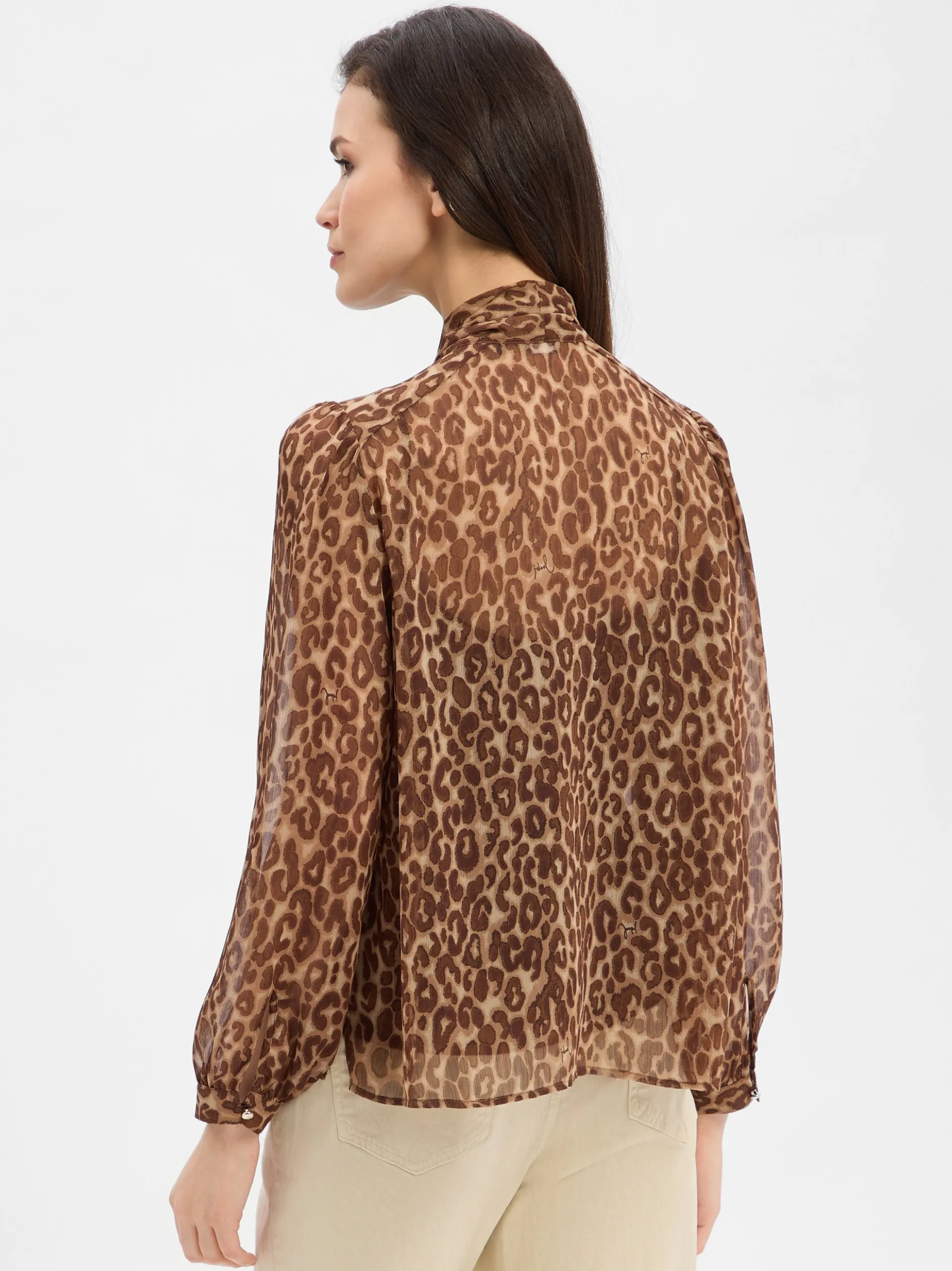 JOOP! Damen Bluse - Bettina in mehrfarbig camel