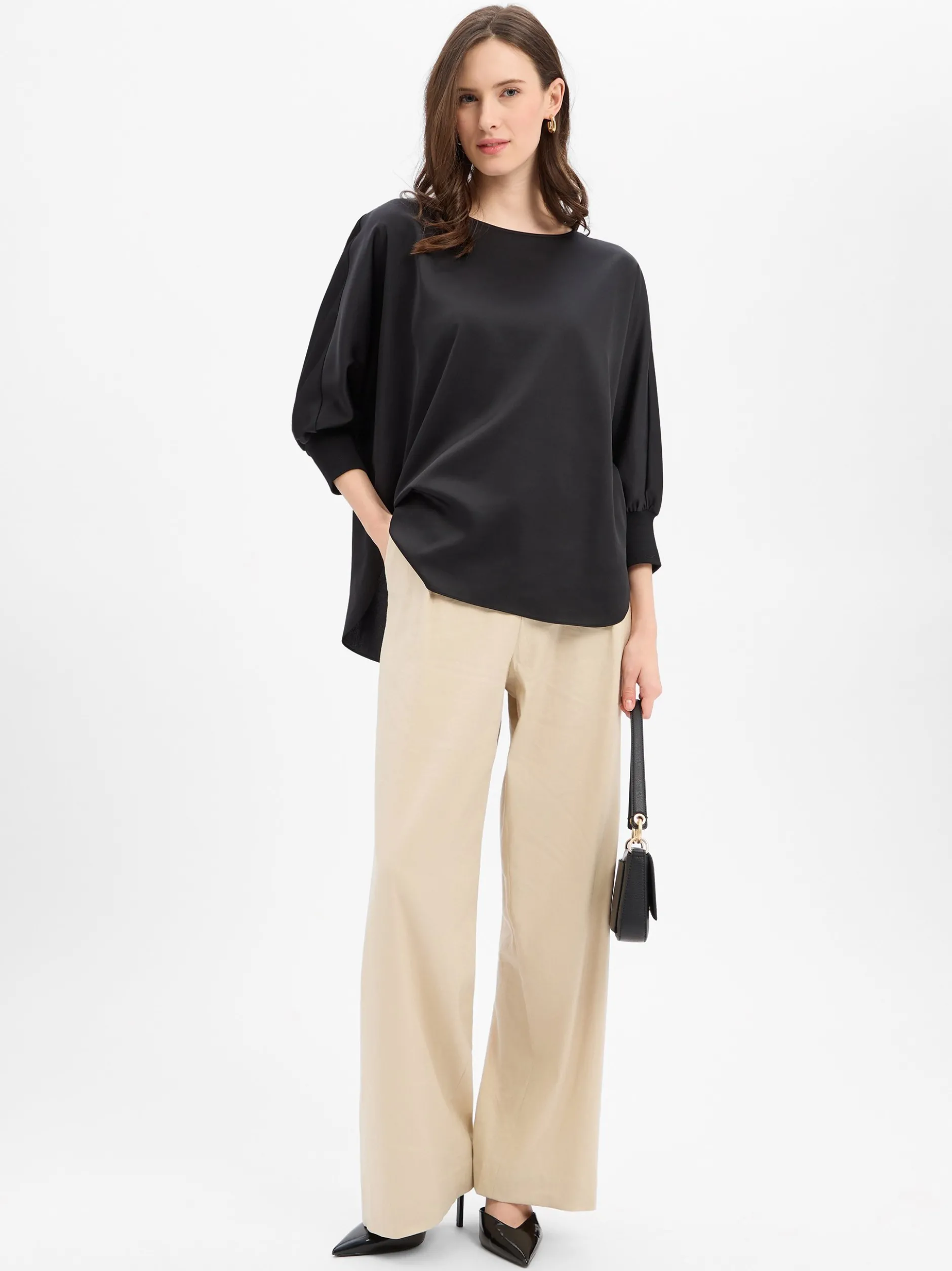 JOOP! Damen Blusenshirt - Bine in schwarz