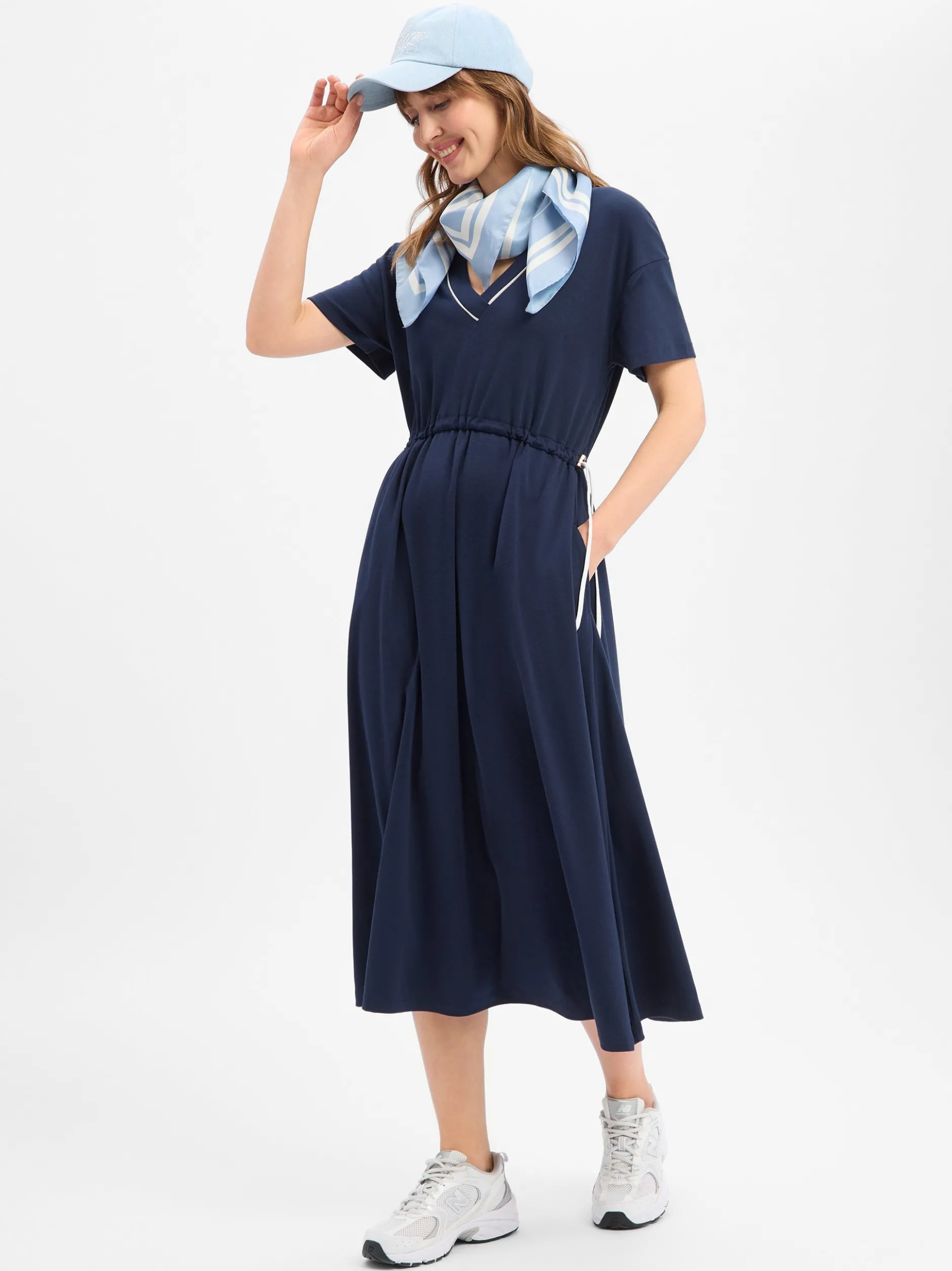 JOOP! Damen Jerseykleid - Tomika in marine