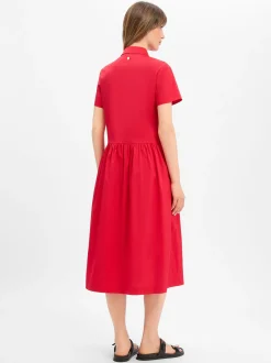 JOOP! Damen Kleid - Damina in rot - Ärmel: kurzarm