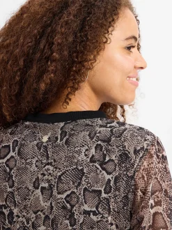 JOOP! Damen Kleid - Tindra in schoko schwarz