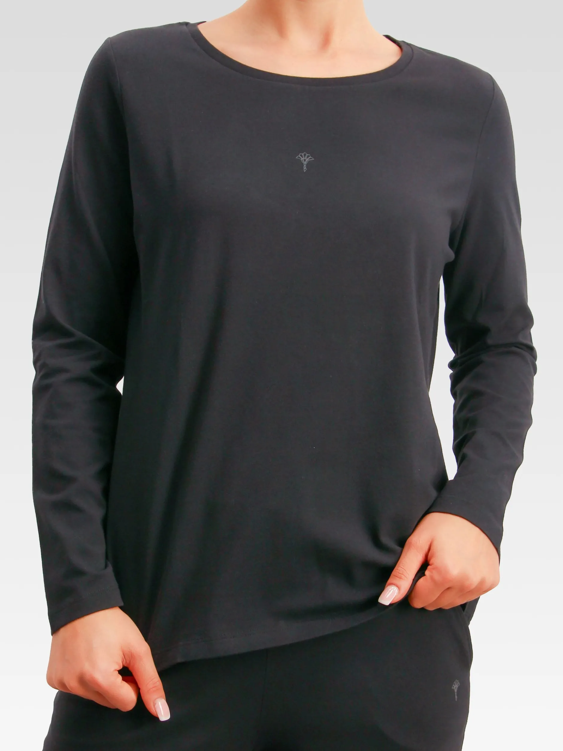 JOOP! Damen Longsleeve - Cosy in schwarz