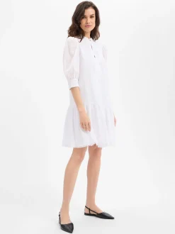 JOOP! Damen Sommerkleid - Dido in weiß - Ärmel: Halbarm