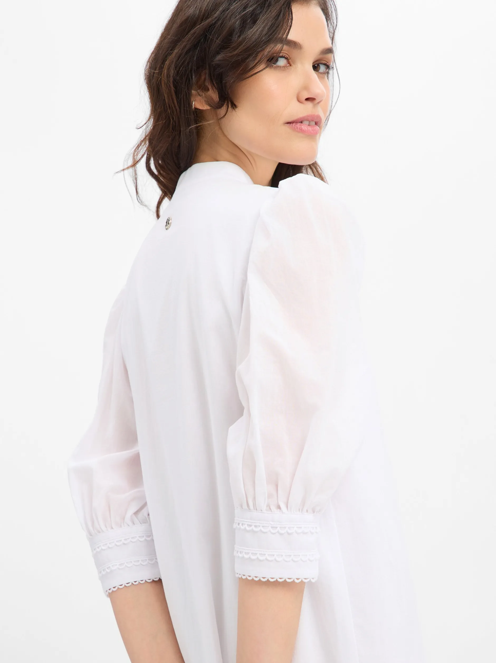JOOP! Damen Sommerkleid - Dido in weiß - Ärmel: Halbarm