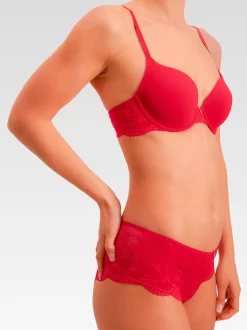 JOOP! Damen T-Shirt-BH - Beautiful in rot