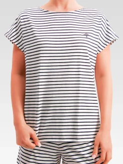 JOOP! Damen T-Shirt - Cosy in weiß - Ärmel: kurzarm